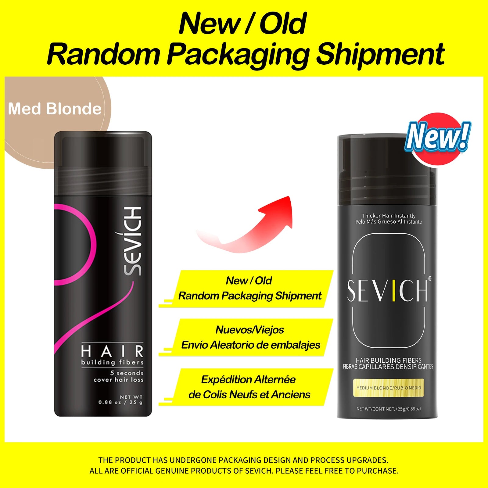 Sevich Hair Building Fibers – Thicken & Conceal